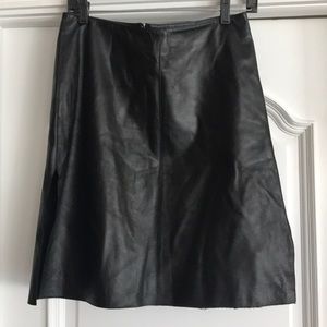 Bebe Leather Skirt
